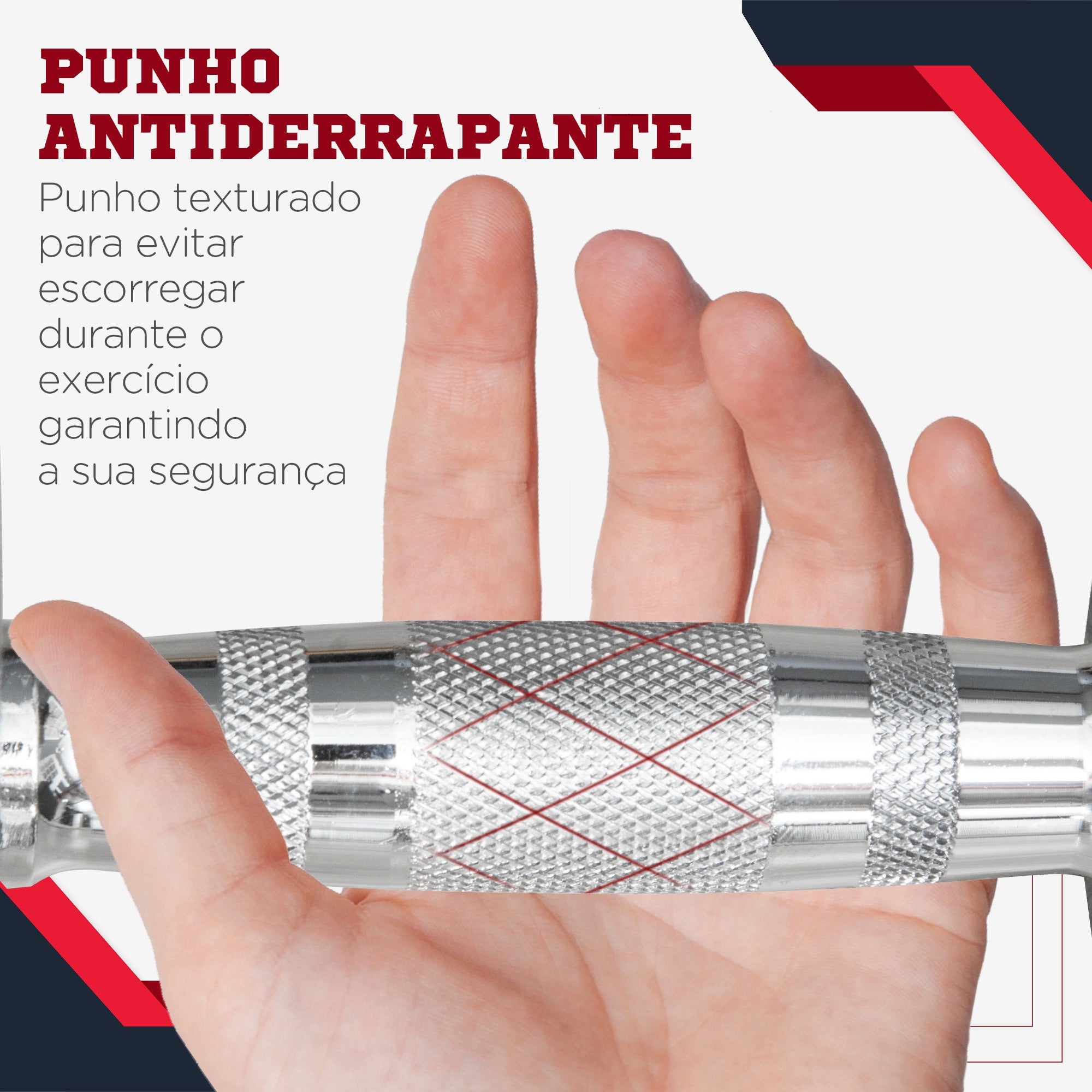 Conjunto de Halteres – 30,5x12,7 cm – Preto – Metal