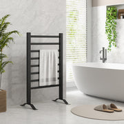 Toalheiro Elétrico 150W Preto 53x35x90 cm - Aquecedor de Toalhas de Alumínio