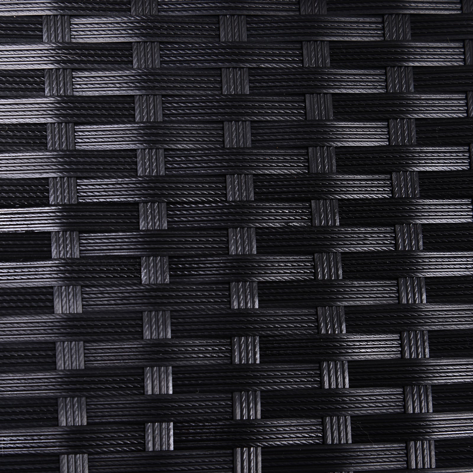 Baloiço de Jardim Vime PE Preto 198x124x179cm