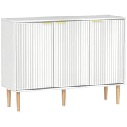 Aparador de Sala de Estar 107x35x80 cm Branco
