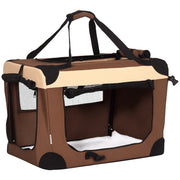 Transportadora para Animais de Estimação 60x41x41cm - Marrom