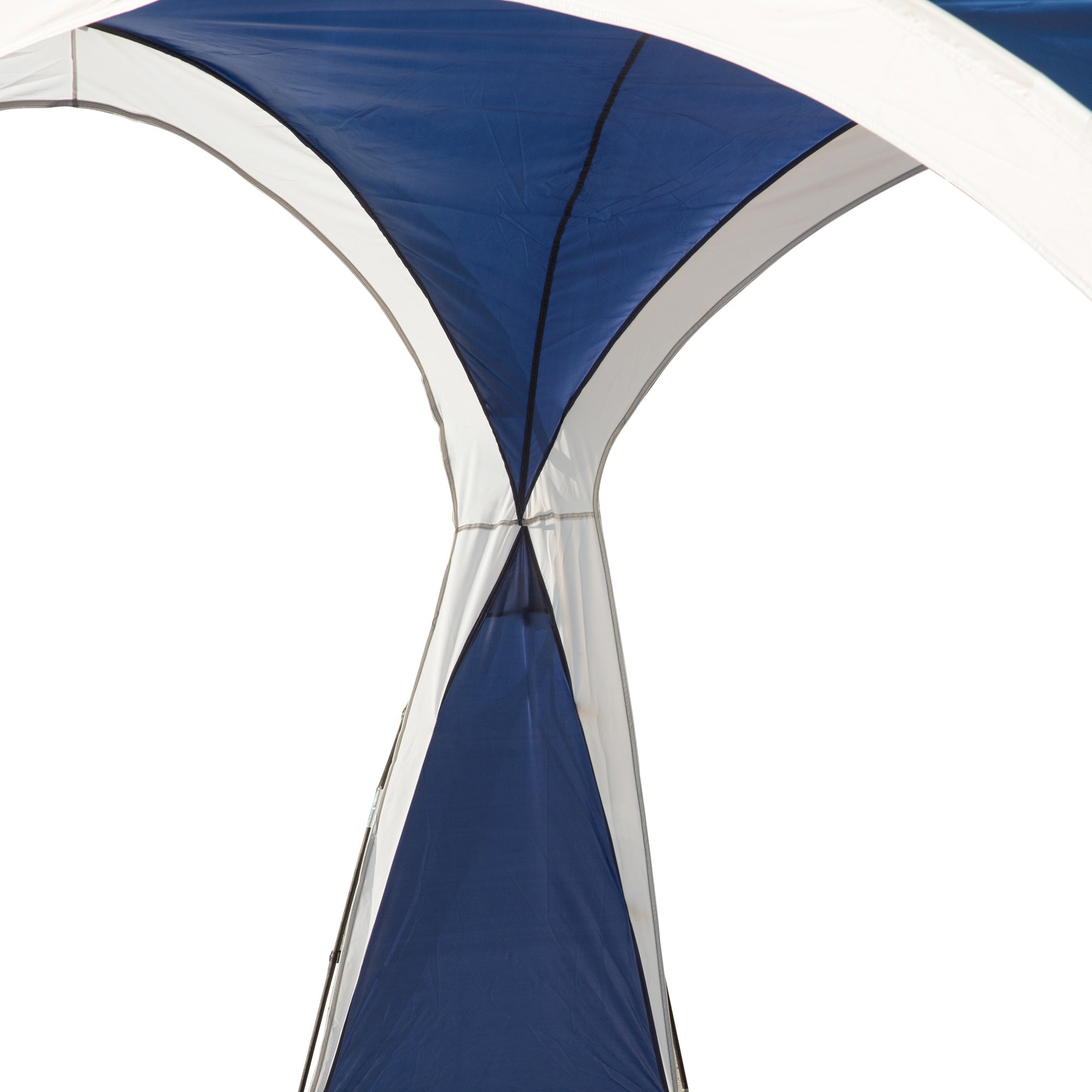 Tenda de Campismo 3,5x3,5 m Azul e Cinza Claro