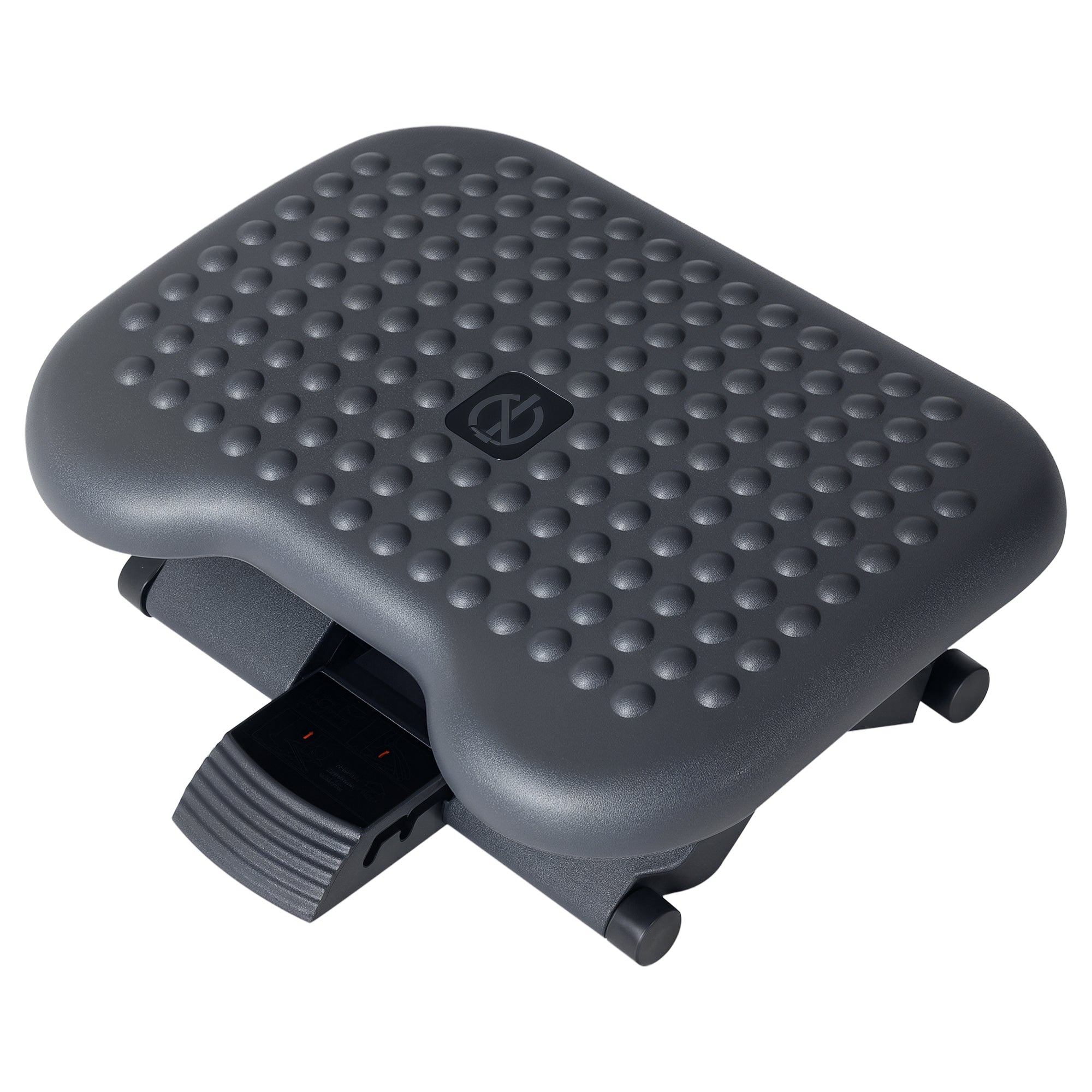 Apoio de Pés Ergonômico Ajustável 46x35 cm Cinza Escura