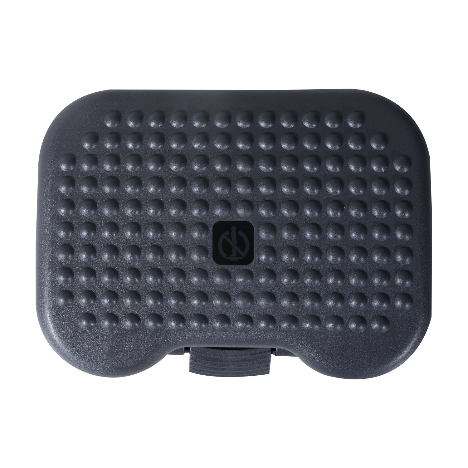Apoio de Pés Ergonômico Ajustável 46x35 cm Cinza Escura
