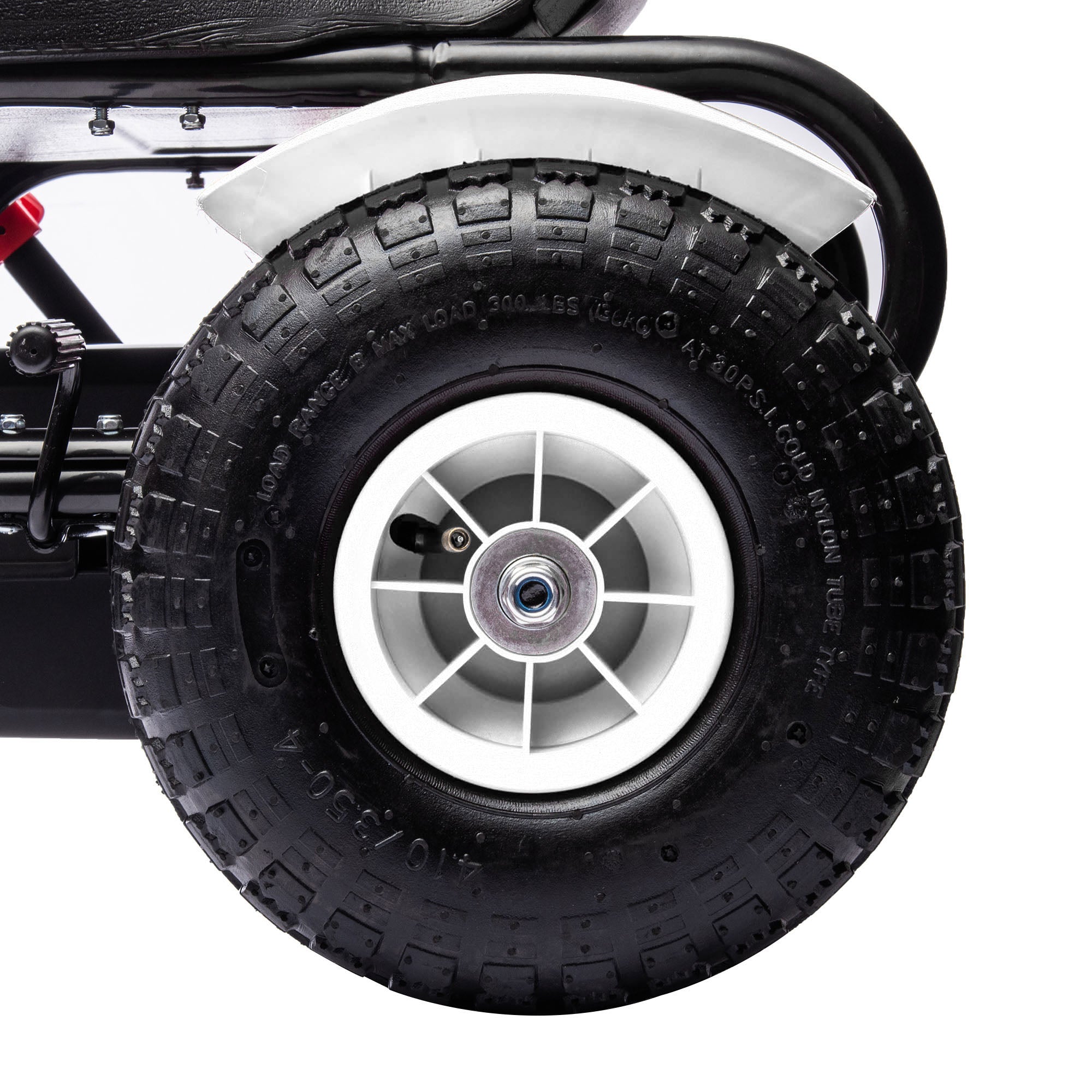 Kart a Pedais Infantil Branco 121x58x61 cm