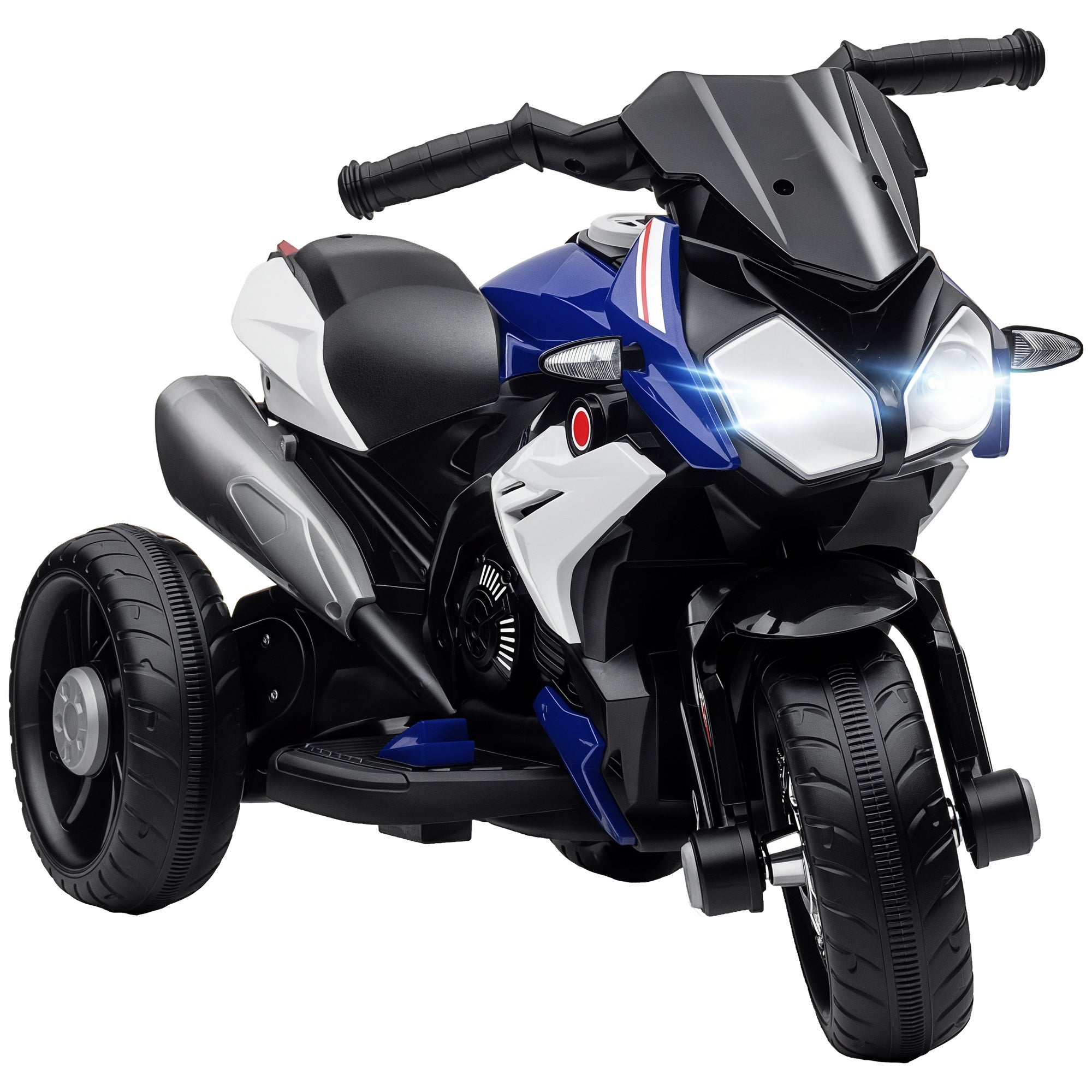 Triciclo Infantil Elétrico com 3 Rodas 86x42x52 cm - Azul
