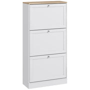 Móvel Sapateira Branco 60x23.5x115 cm - Organize seus Sapatos com Estilo e Funcionalidade