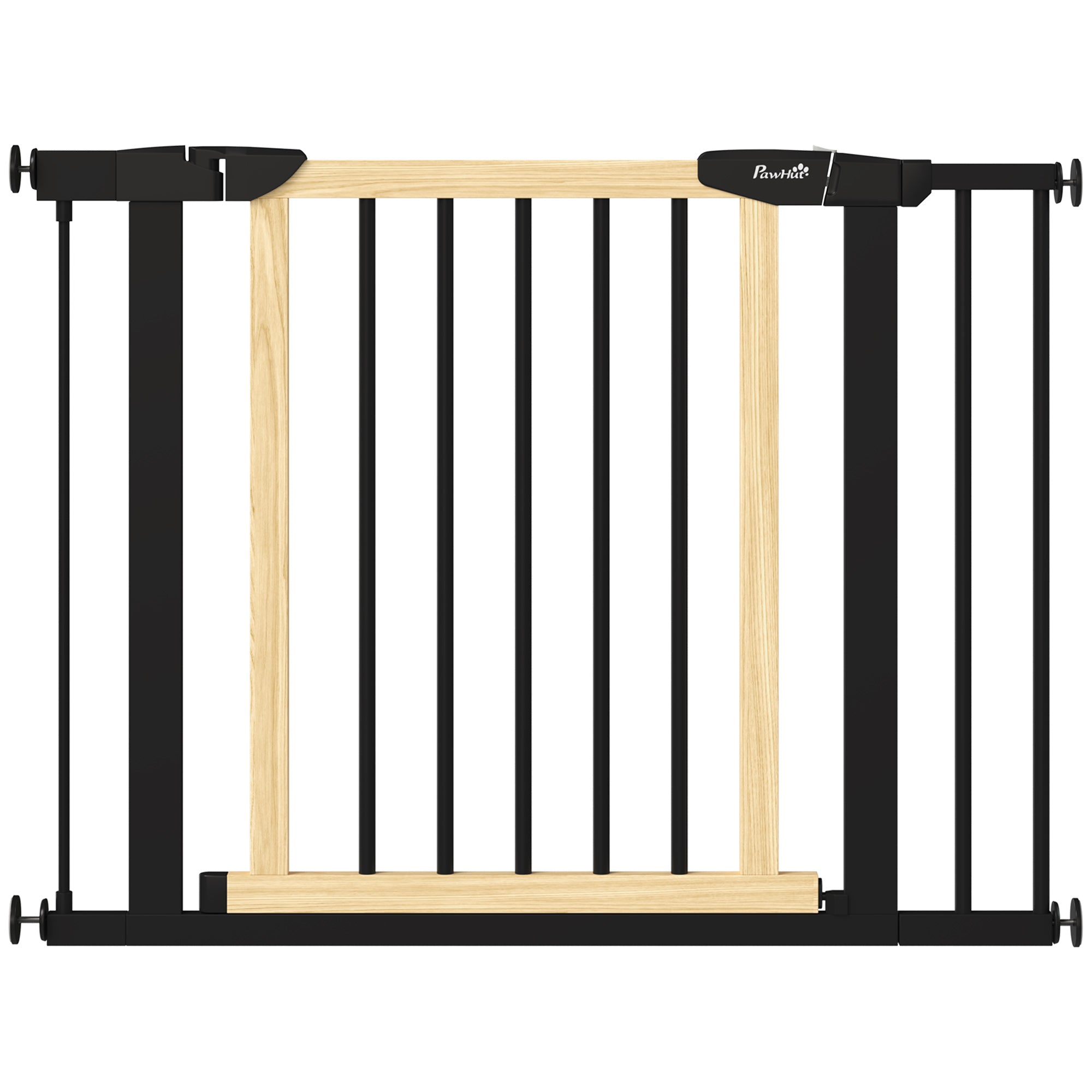 Barreira de Segurança Extensível para Cães - 103x74 cm - Preto e Marrom