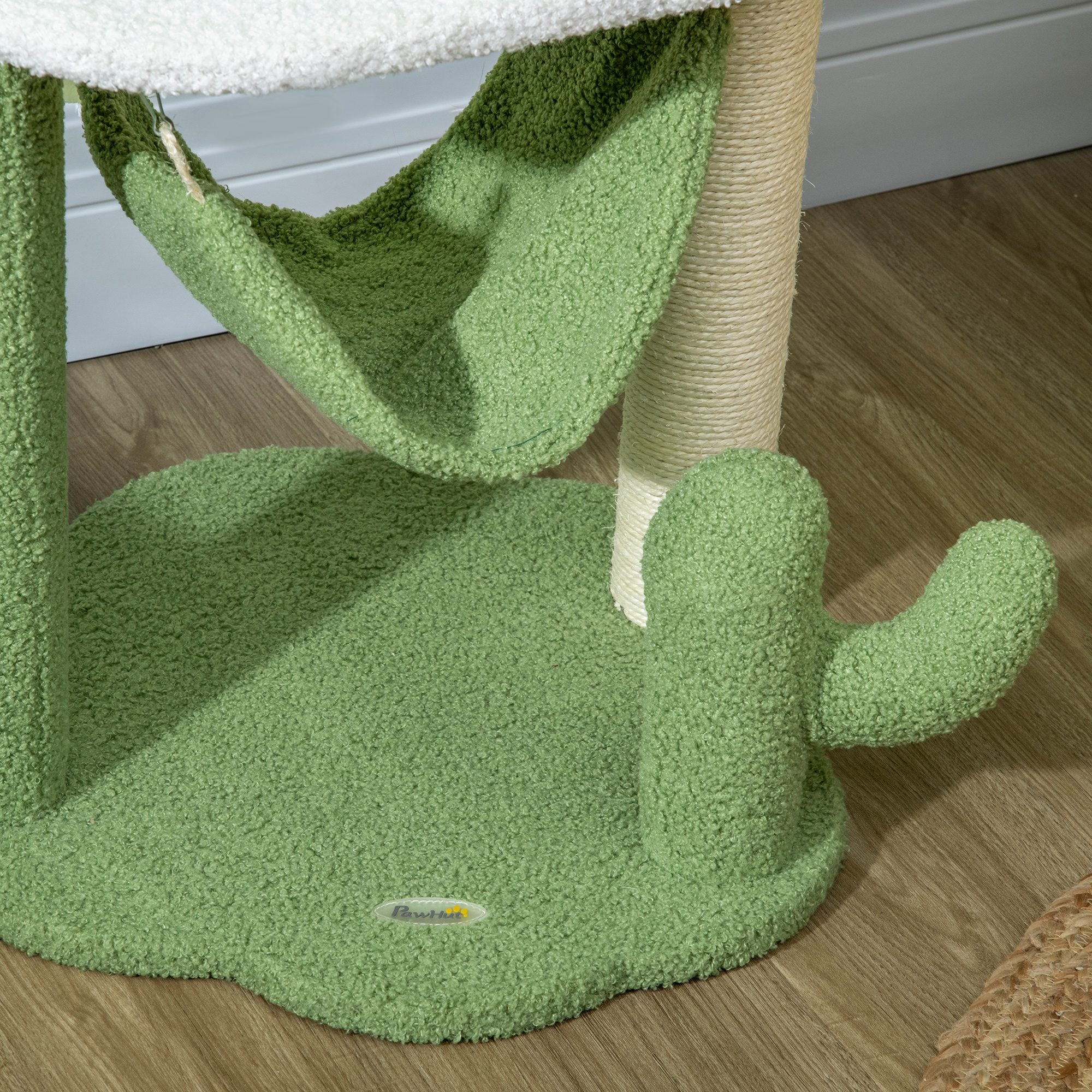Árvore Arranhador para Gatos Verde 45x45x90 cm - Espaço Confortável e Divertido para o Seu Felino