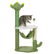 Árvore Arranhador para Gatos Verde 45x45x90 cm - Espaço Confortável e Divertido para o Seu Felino