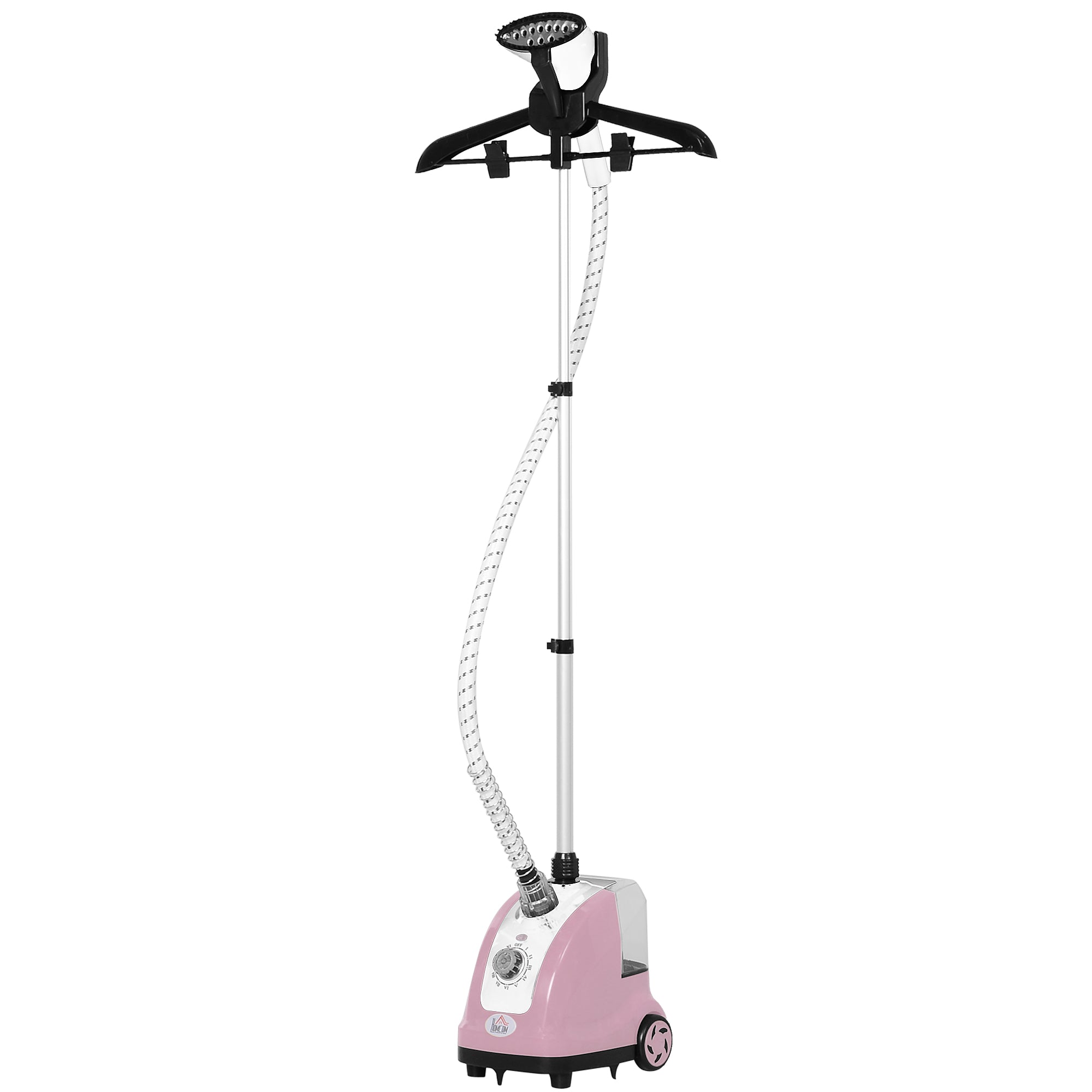 Ferro de Engomar a Vapor Vertical 26x21,5x146 cm Cor Rosa