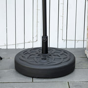 Base para Chapéu de Sol Redonda –  Ø56x30,5cm – Preto – Plástico PE