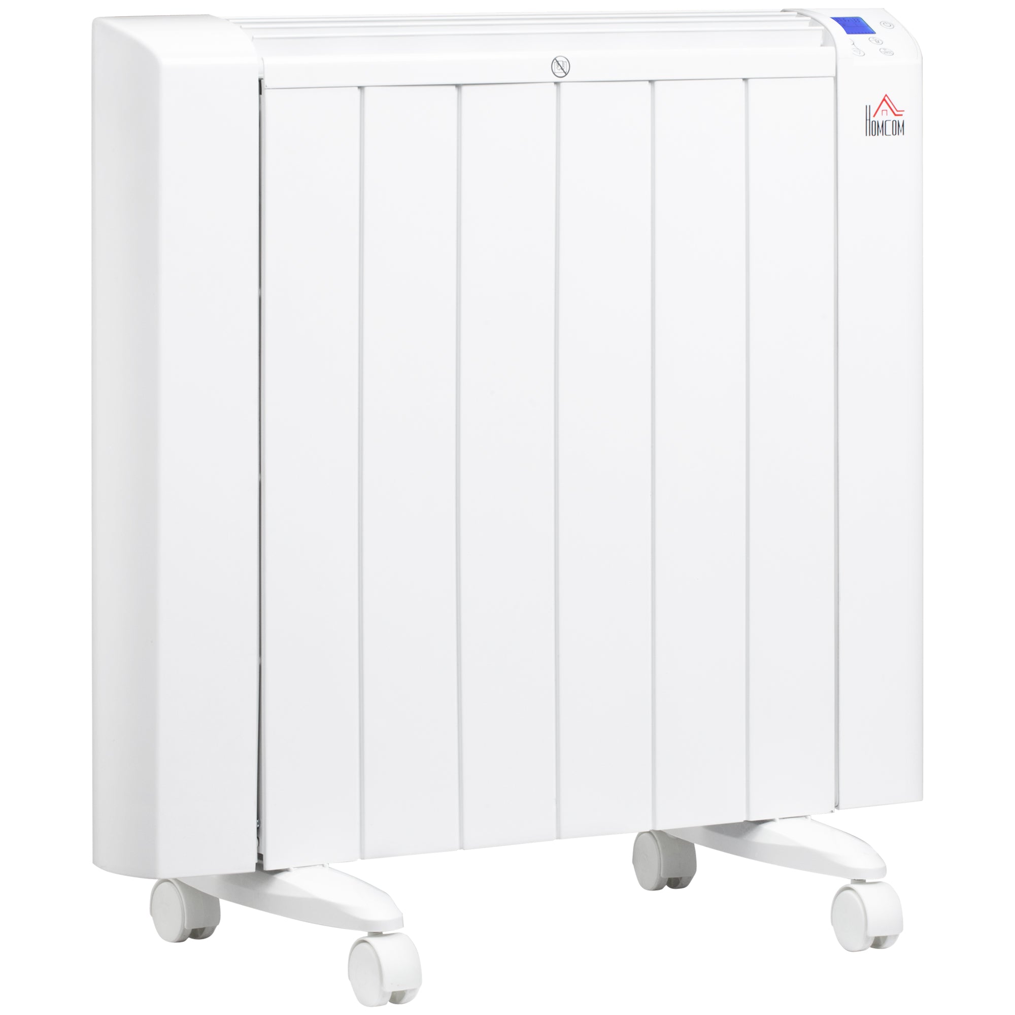 Aquecedor Elétrico 1500W Convector Alumínio Branco 67x31x68cm