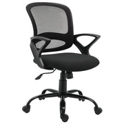 Cadeira de Escritório Ergonômica Preto 61x61x99cm
