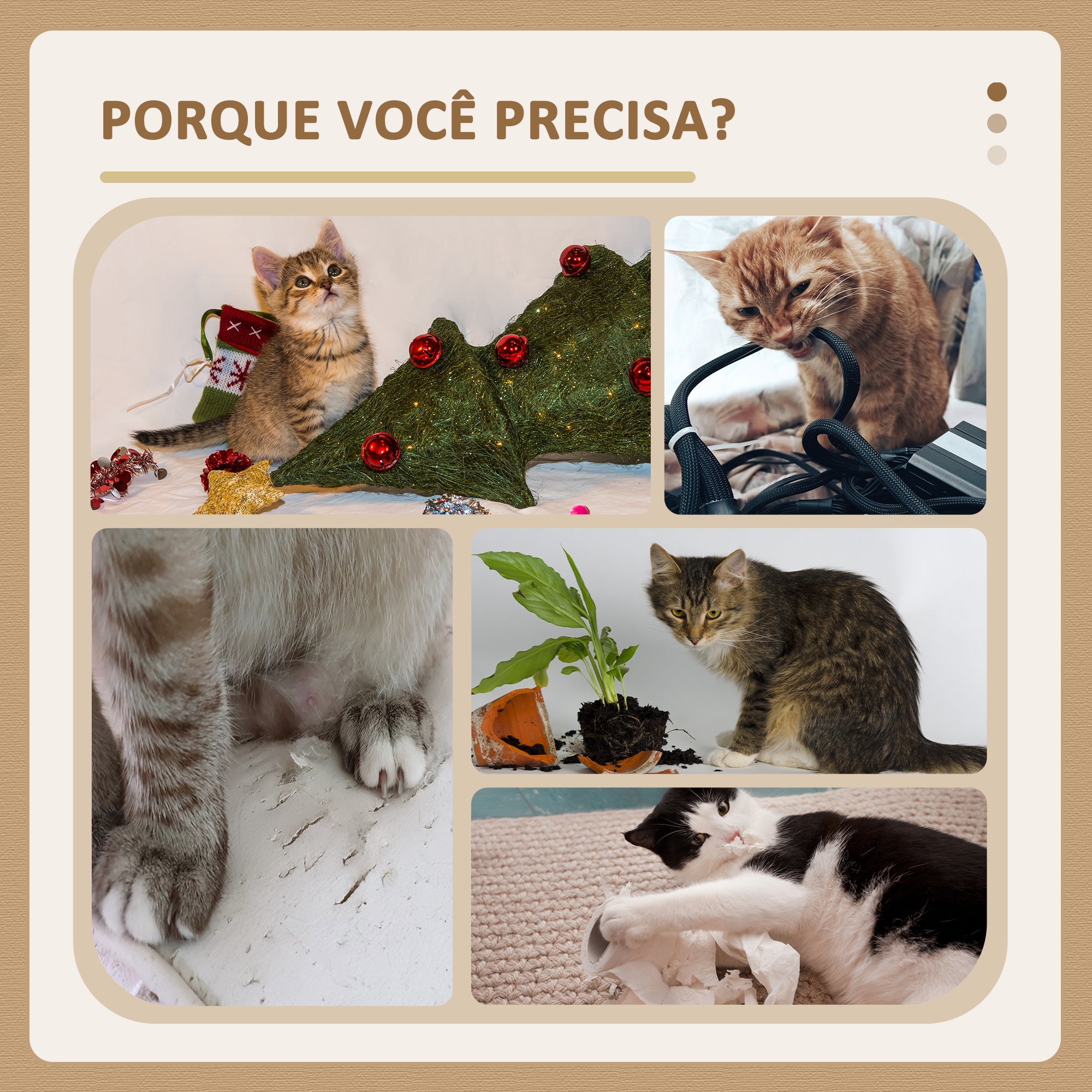Arranhador para Gatos - Cinzento, 40x40x48 cm