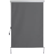 Toldo Vertical Enrolável Proteção UV 140x250 cm - Cinza Escuro