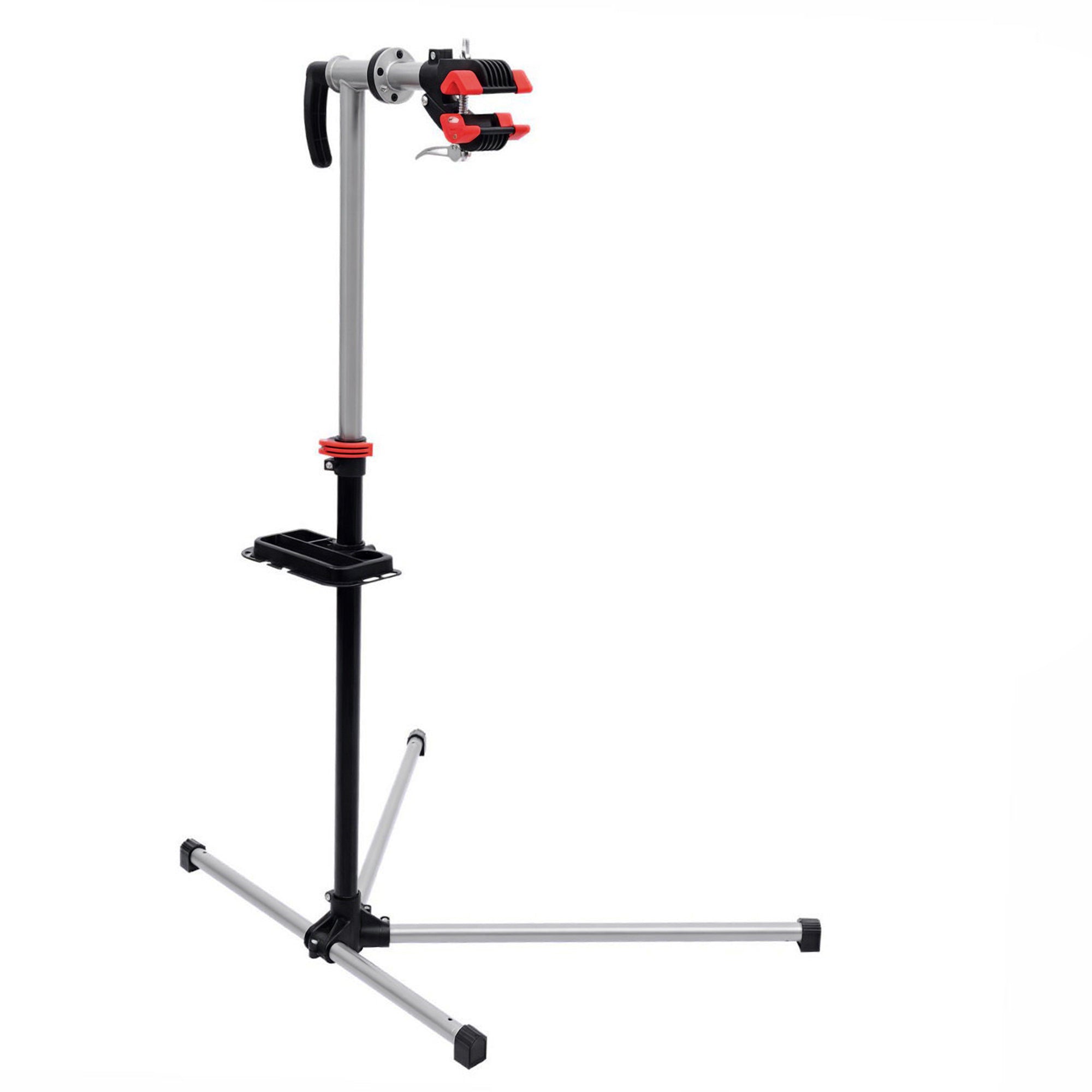 Suporte de Reparação de Bicicleta Portátil Preto e Prata 100x66x180 cm