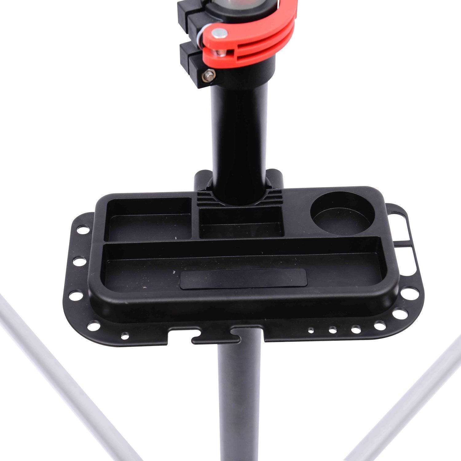 Suporte de Reparação de Bicicleta Portátil Preto e Prata 100x66x180 cm