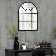 Espelho Decorativo de Parede 50x70 cm Cor Preto - Estilo Moderno