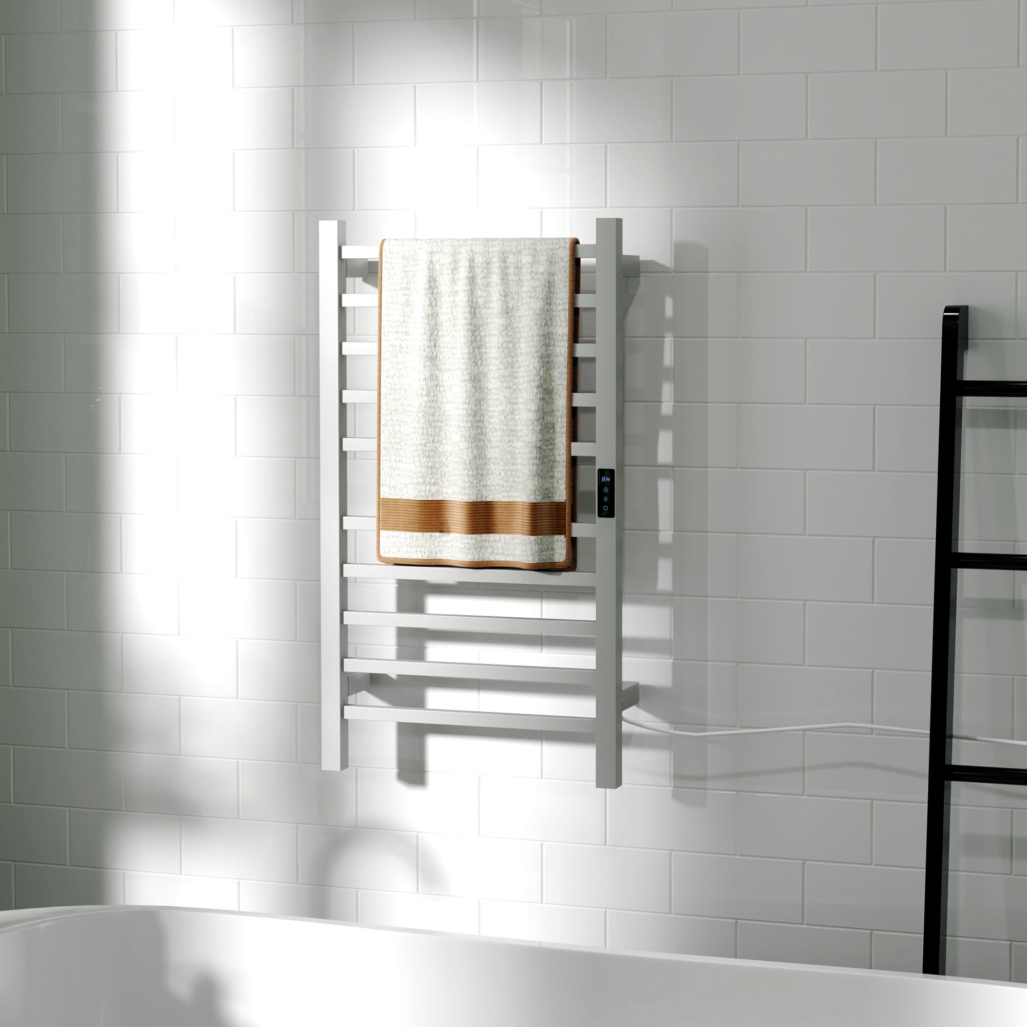 Toalheiro Elétrico de Parede 45x11x80 cm - Branco