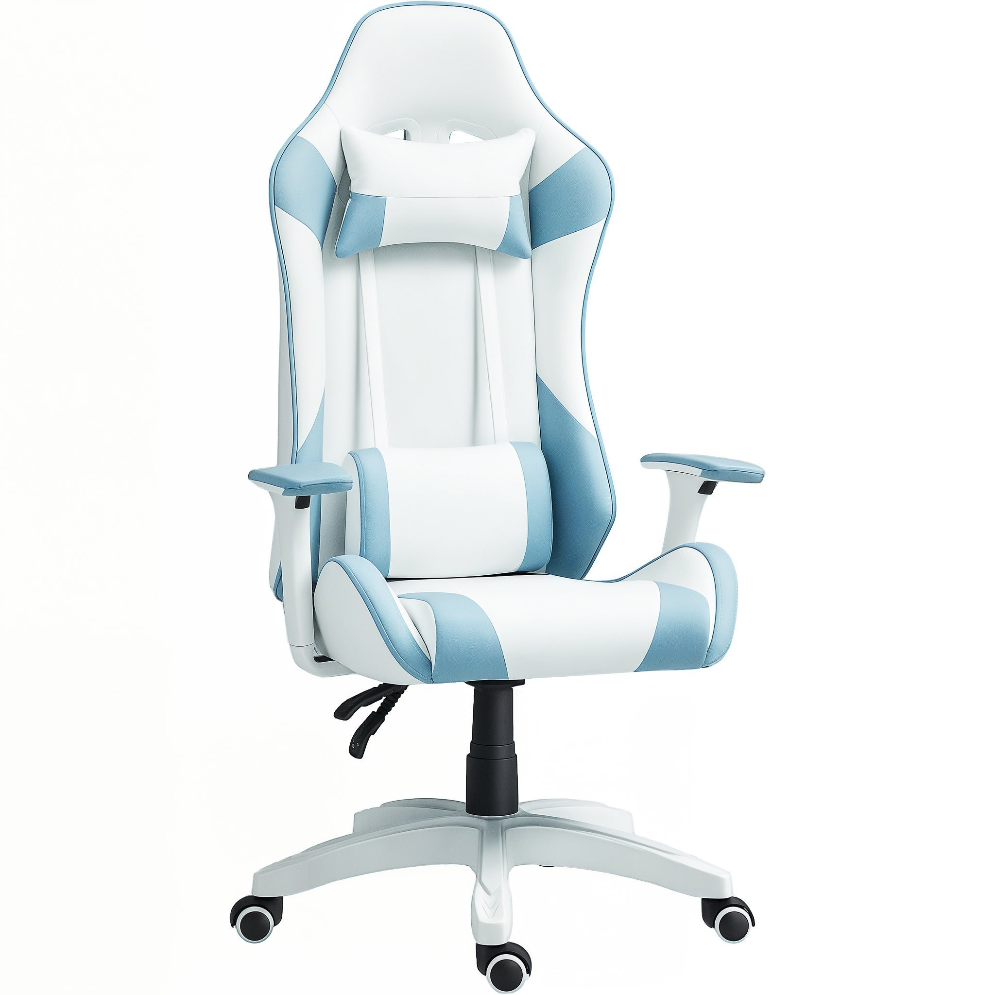Cadeira Gaming Reclinável Azul Claro 67x60x120-128 cm