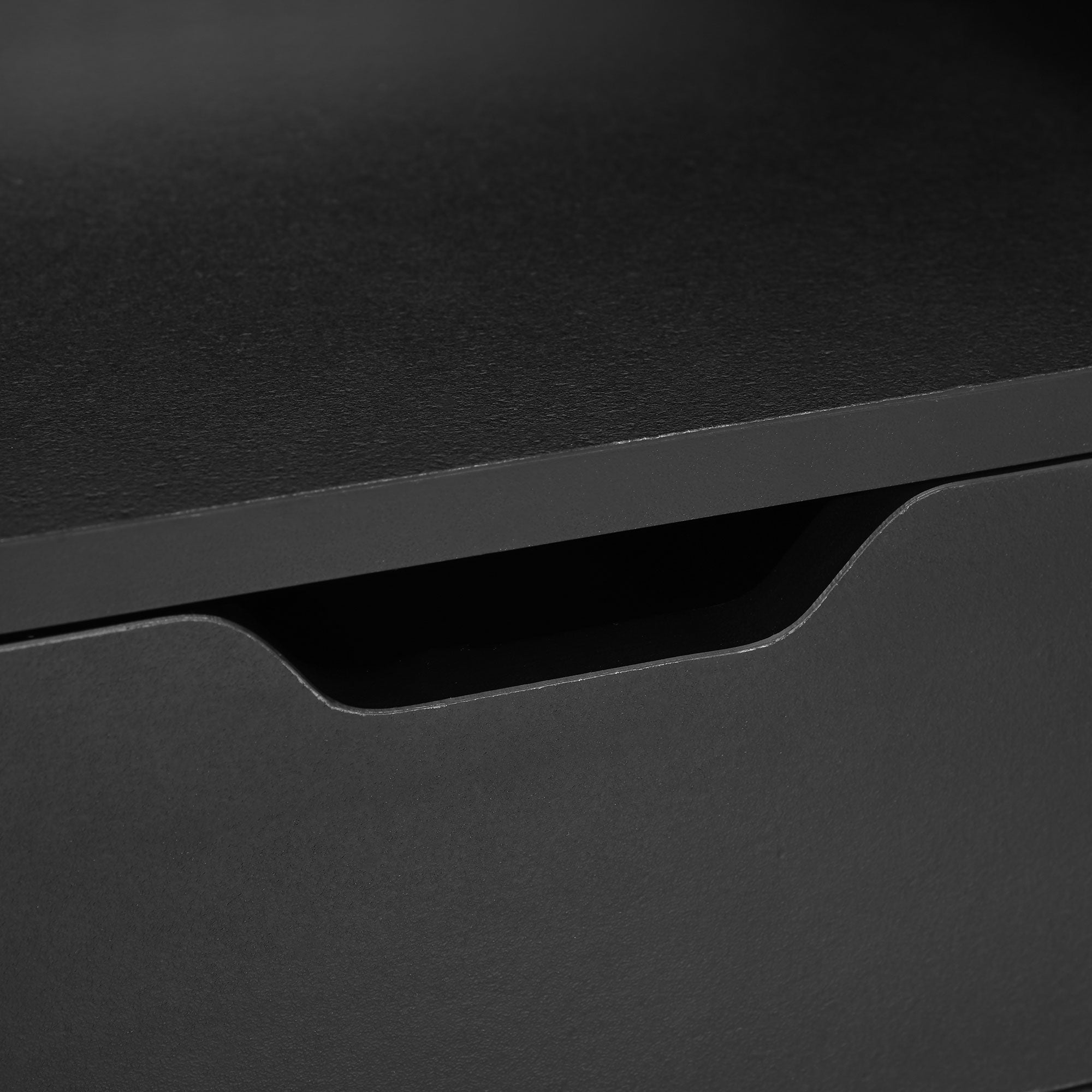 Mesas de Cabeceira Flutuantes 40x30x19,5 cm - Cor Preto