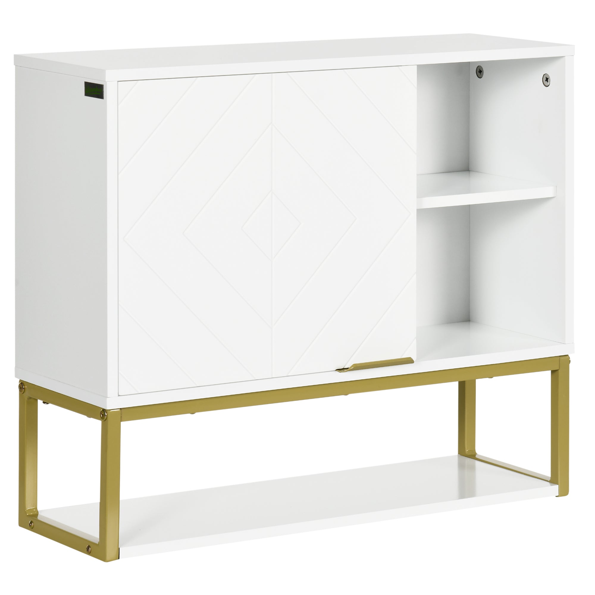 Armário de Parede para Casa de Banho 60x20x51 cm - Branco