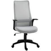 Cadeira de Escritório Ergonômica Cinza 62x62x122cm