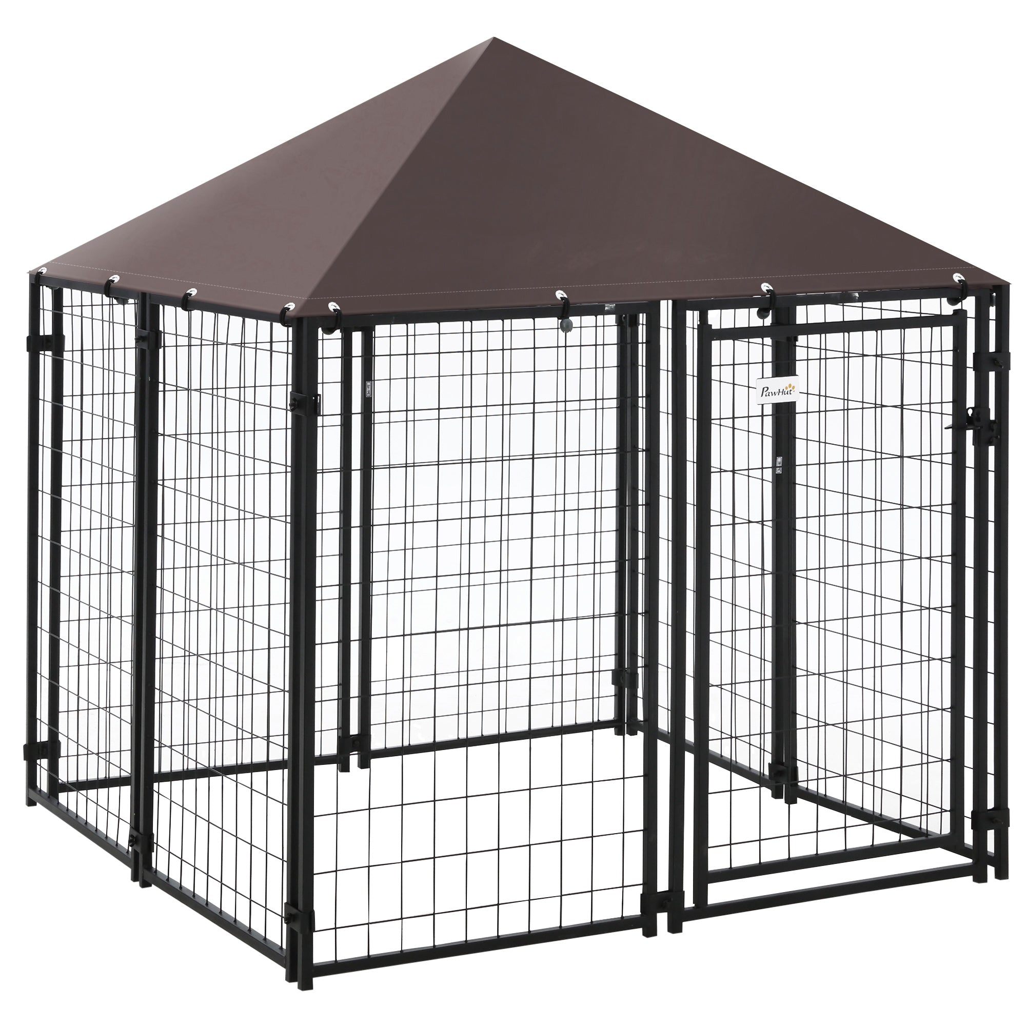 Parque para Animais de Estimação 141x141x153 cm - Cor Preto