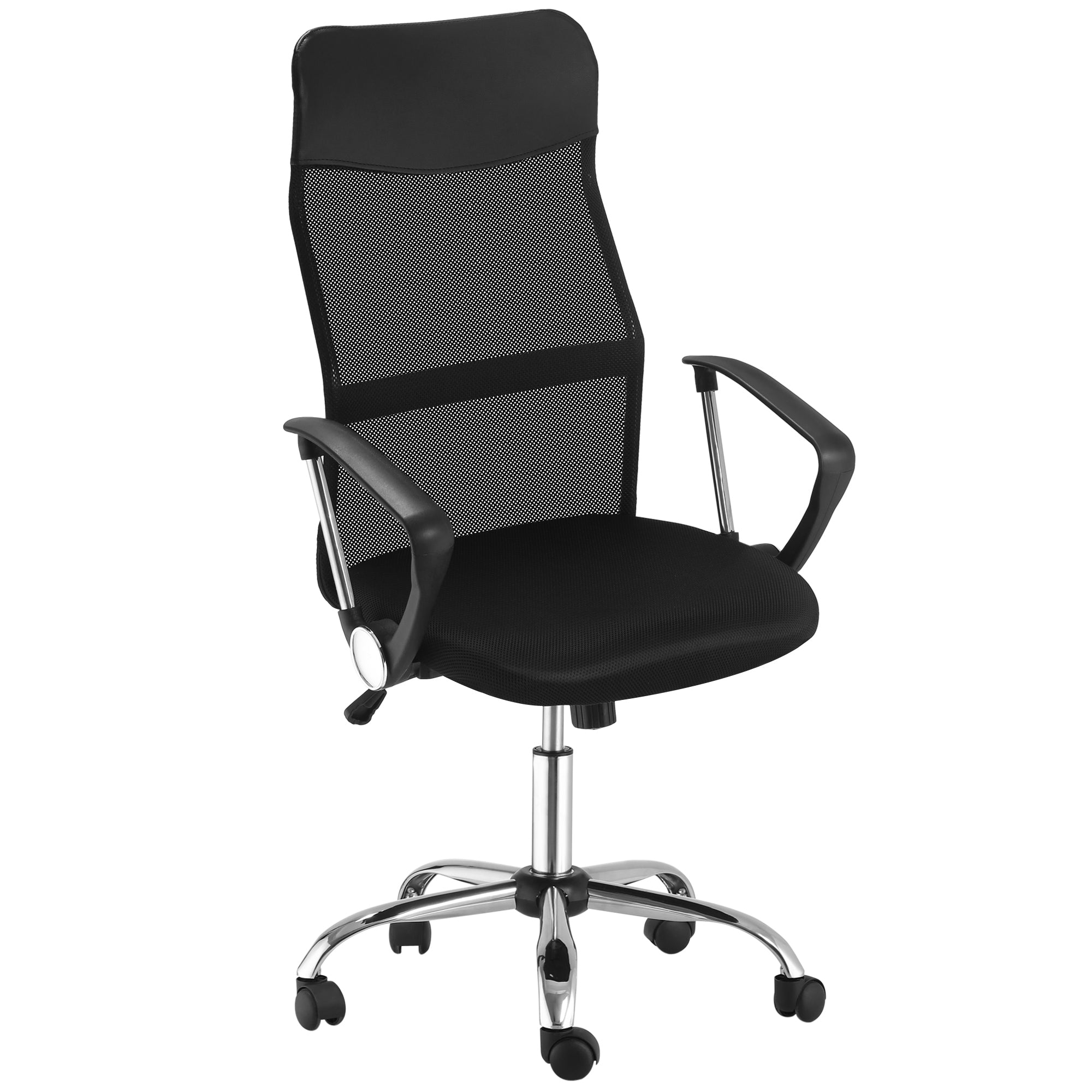 Cadeira de Escritório Ergonômica Preto 63x65x109-119 cm