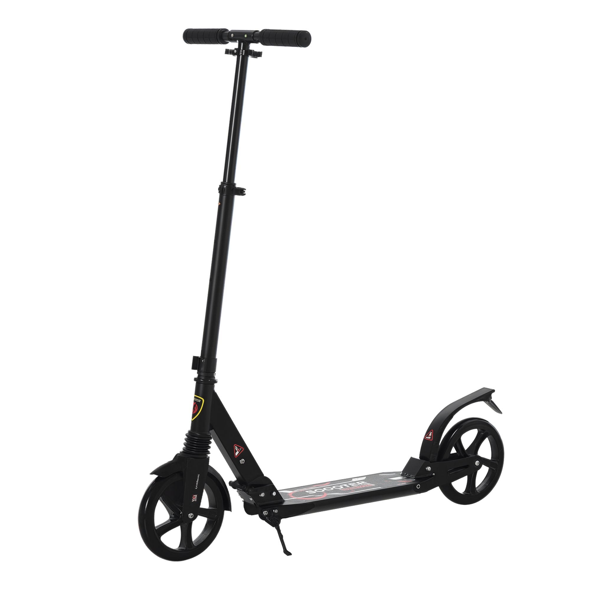 Trotinete Dobrável para Adultos e Crianças (Preto, 100 kg) - Medidas 94x38x90-105cm