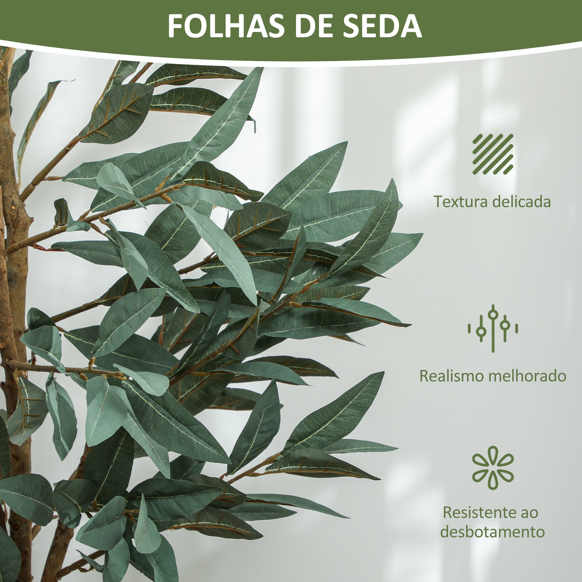 Planta Artificial de Louro 120 cm Verde