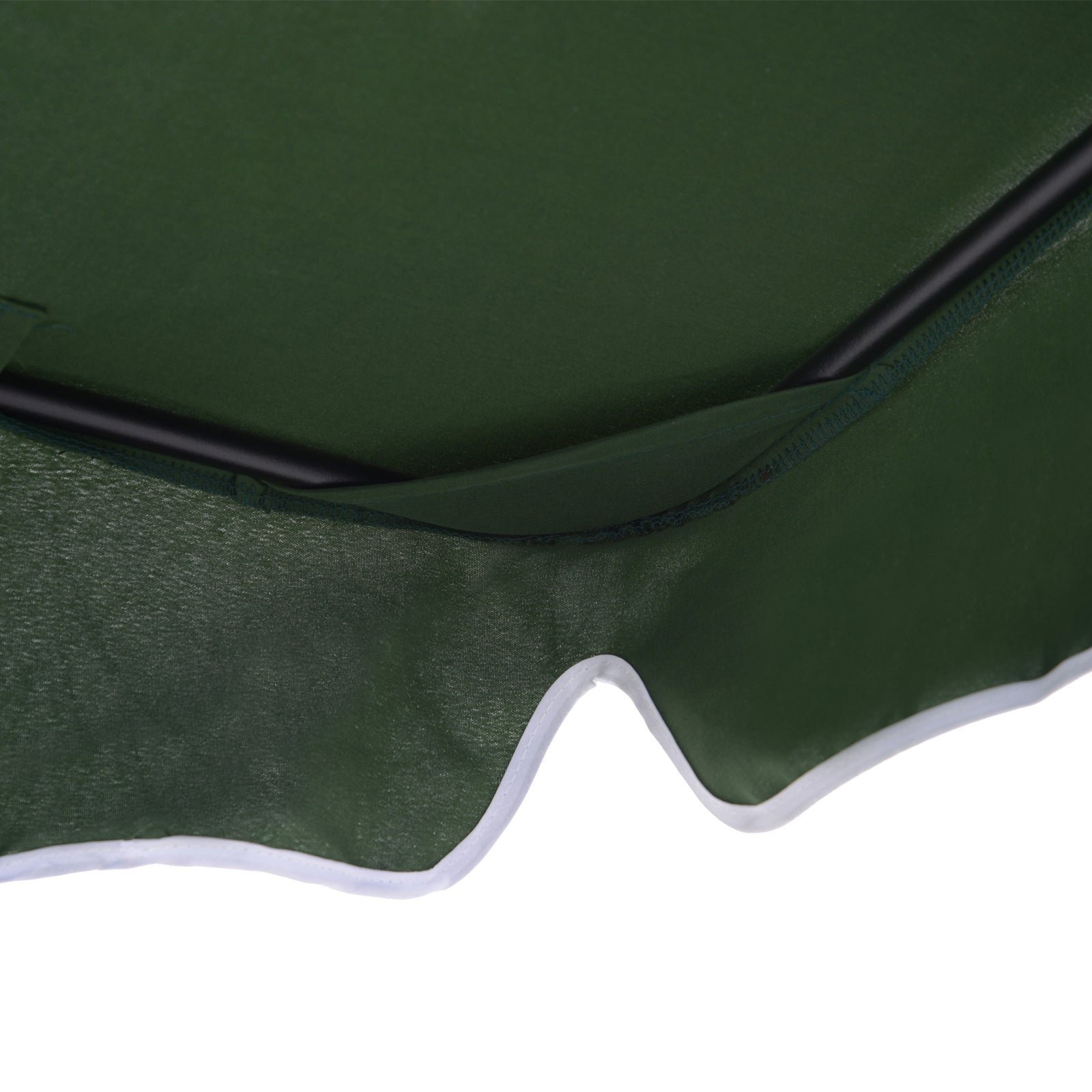 Baloiço de Jardim 3 Lugares Verde e Branco 172x110x153 cm