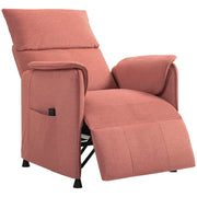 Poltrona Relax Reclinável Elétrica 80x83x104 cm - Laranja