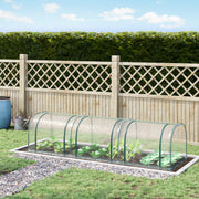 Estufa 350x100x80 cm Transparente para Jardim - Cultivo de Plantas