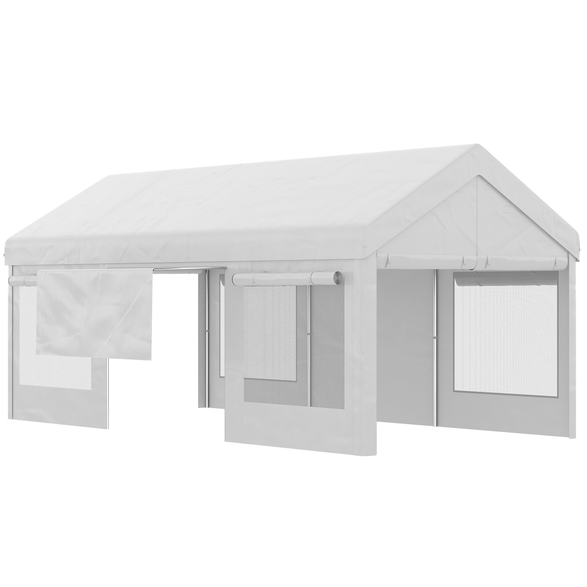 Tenda para Festas 6x3 m Branca - Ideal para Eventos ao Ar Livre