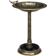 Banheira para Pássaros de Jardim Bronze Ø50x72 cm