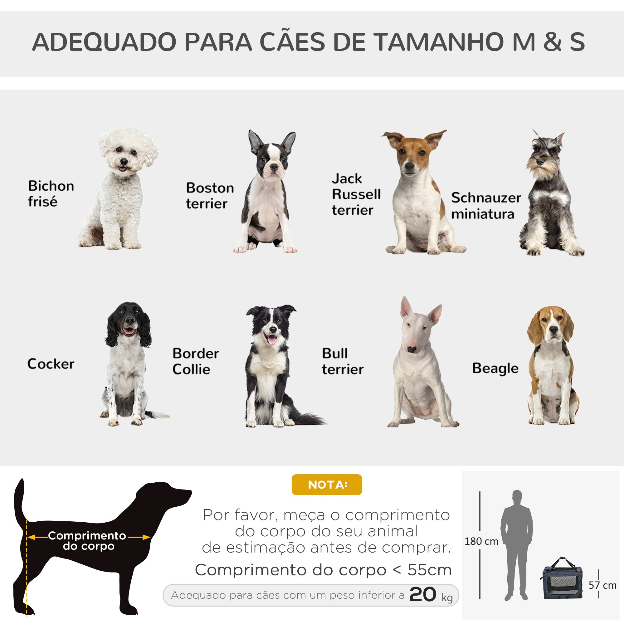 Transportadora para Cães e Gatos - 80.5x57x57cm - Azul Marrinho