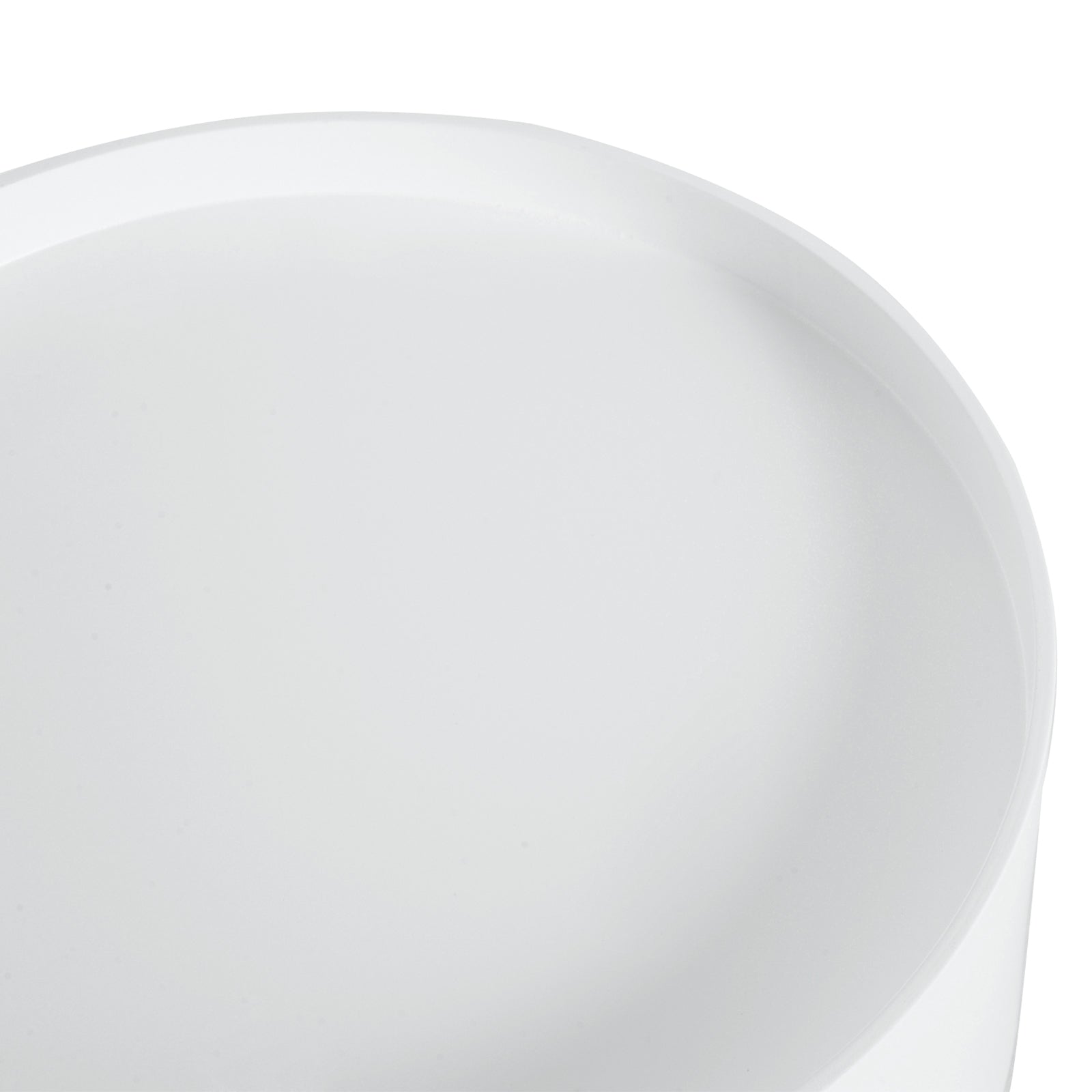Mesa de Cabeceira Redonda Ø38x45 cm - Branco