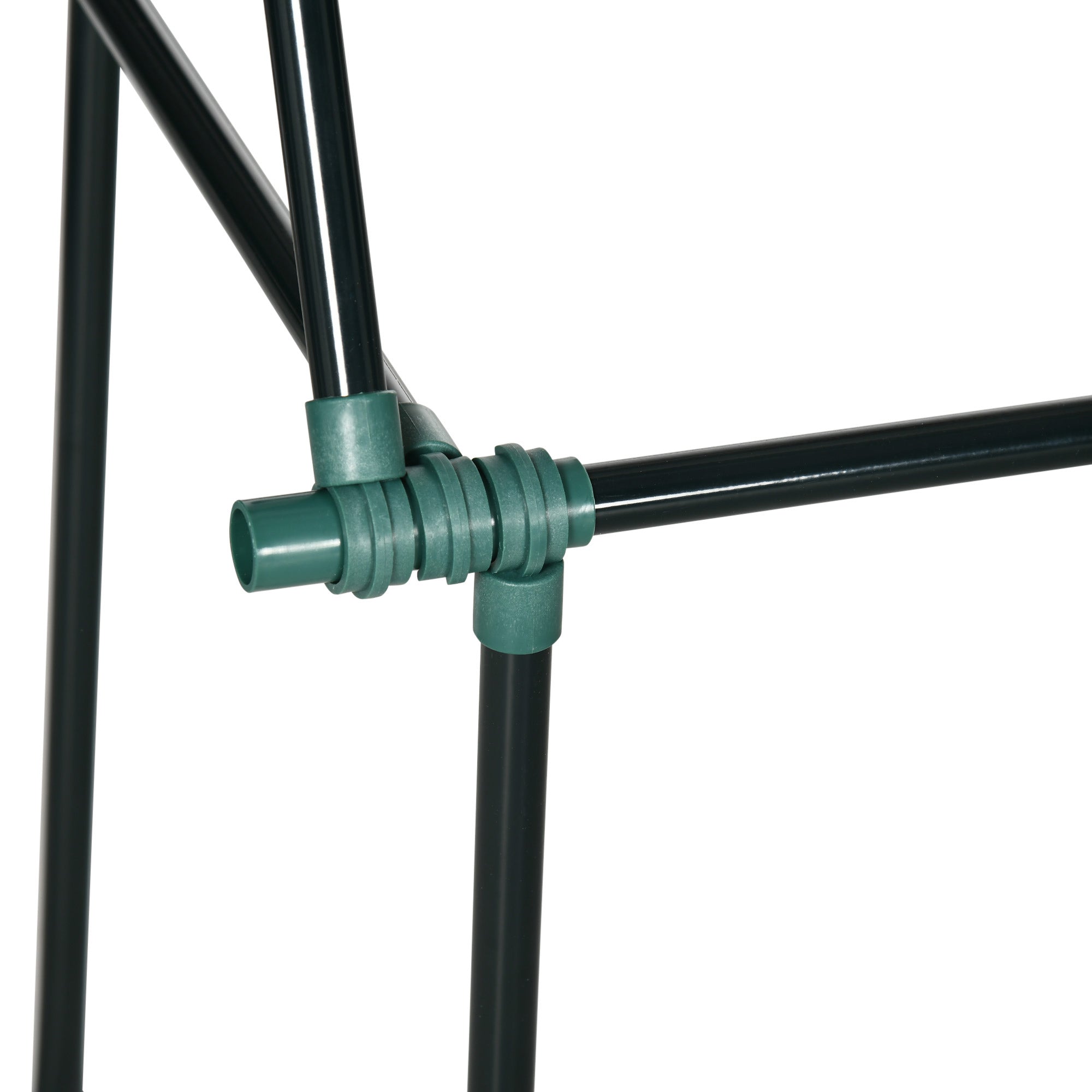 Suportes para Plantas Trepadeiras – 38x38x182 cm – Verde Escuro – Aço