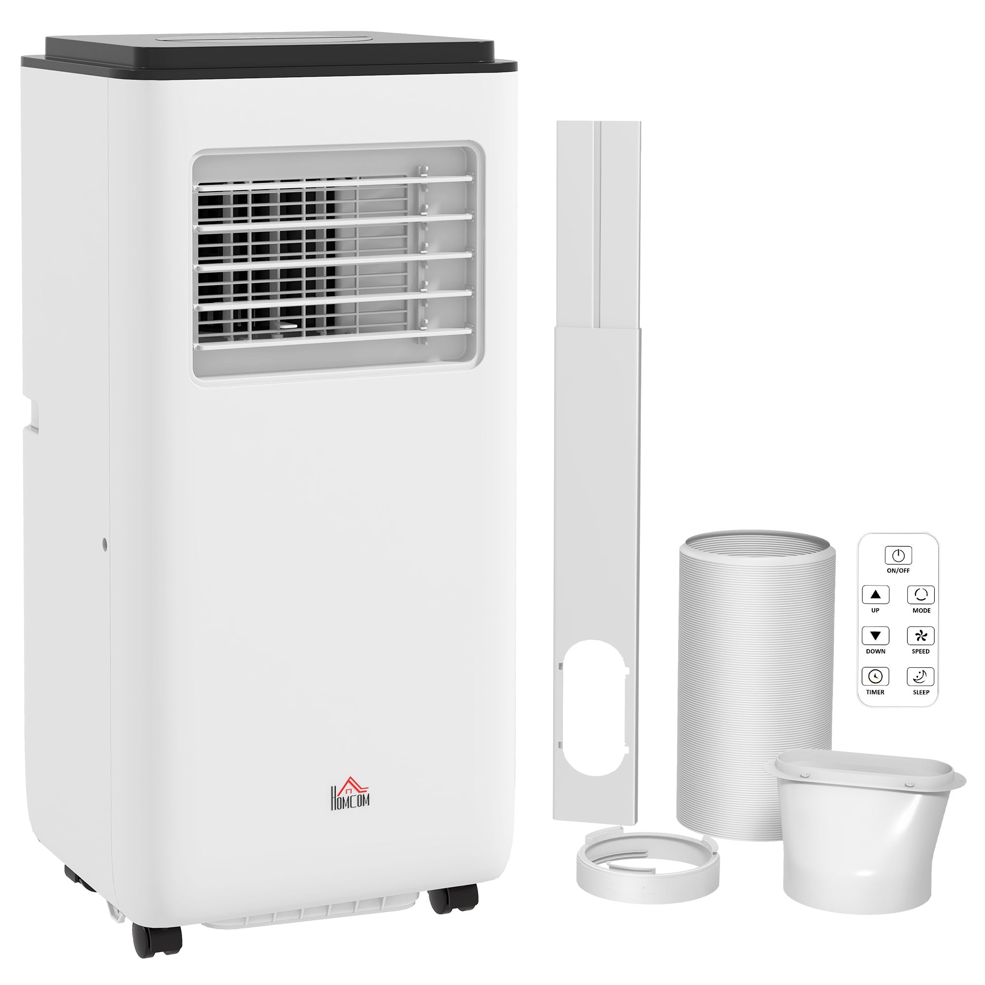 Ar Condicionado Portátil 10000 BTU 2900W Branco 33x28x70,4 cm