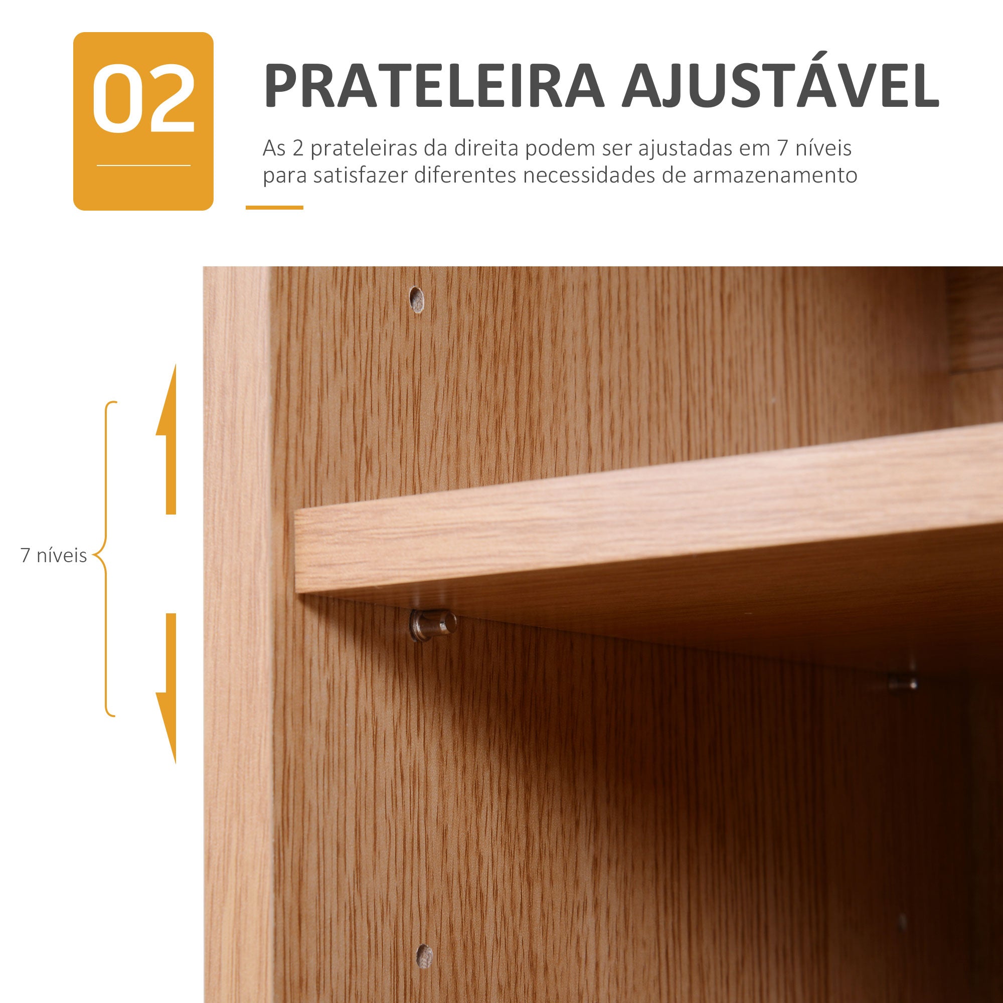 Sapateira Armário com 80x32x91 cm em Madeira e Branco