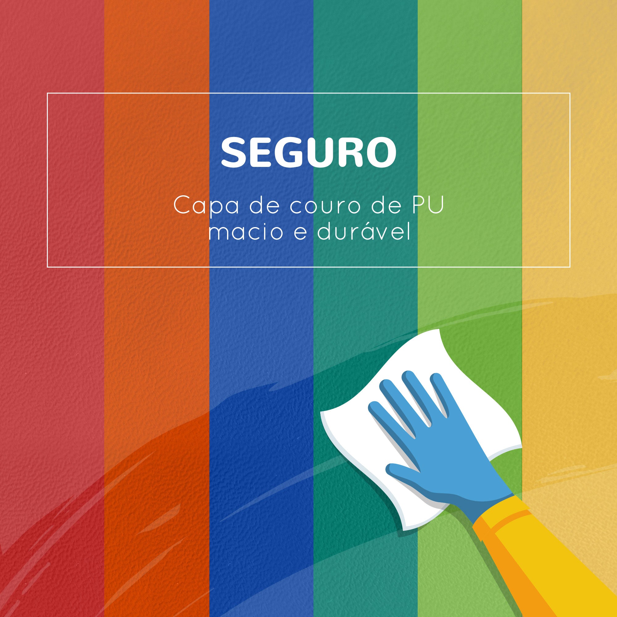 Conjunto de 5 Blocos Multicor para Crianças 18-36 Meses - 48x48x48cm