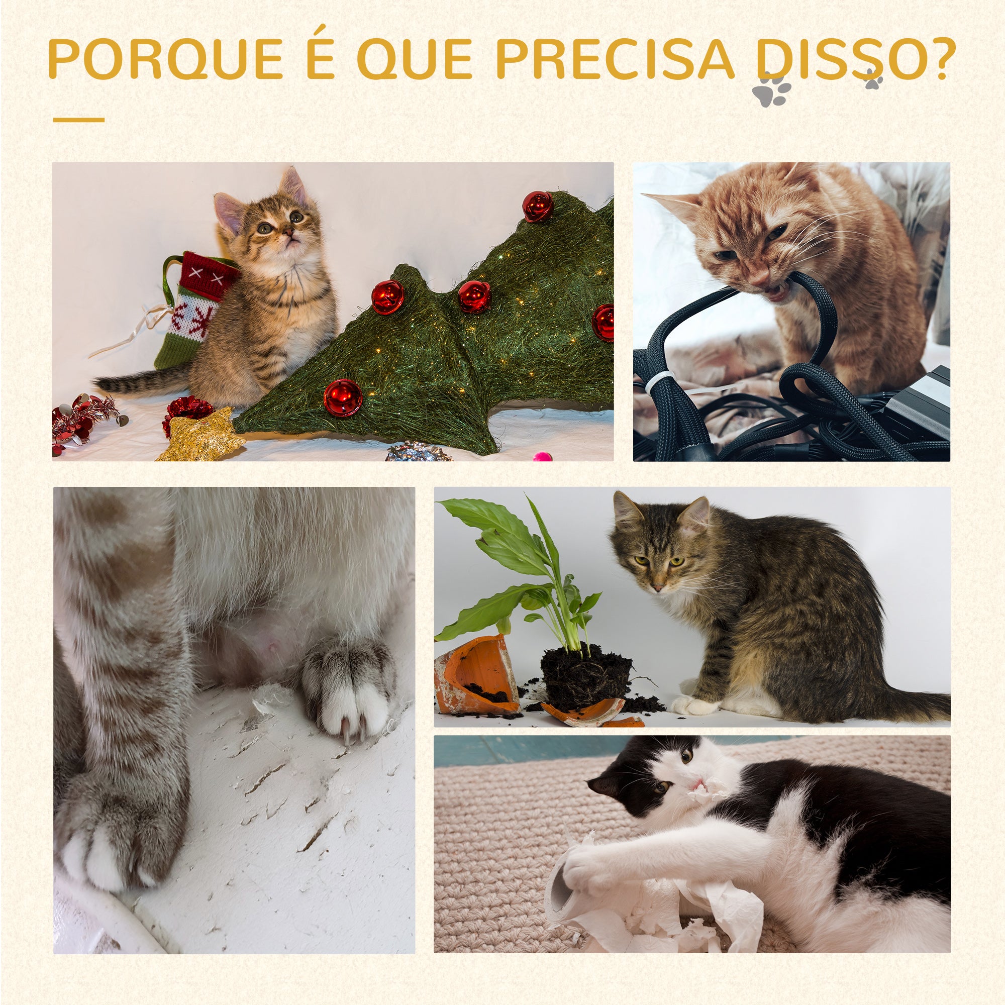 Centro de Atividades para Gatos com Árvore Arranhador 40x35x72 cm Verde e Amarelo