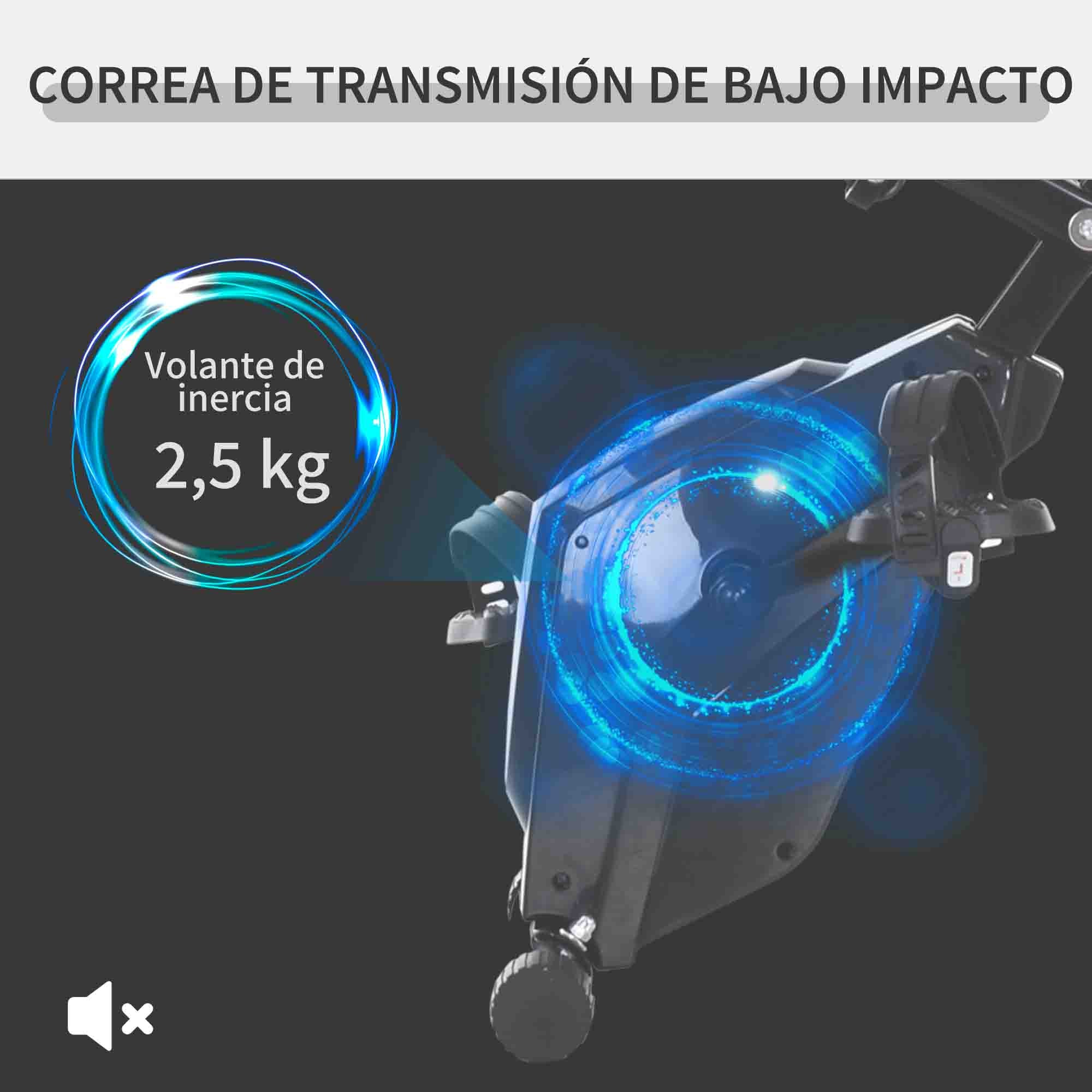 Bicicleta Ergométrica Dobrável 51x97x115 cm - Cor Preto