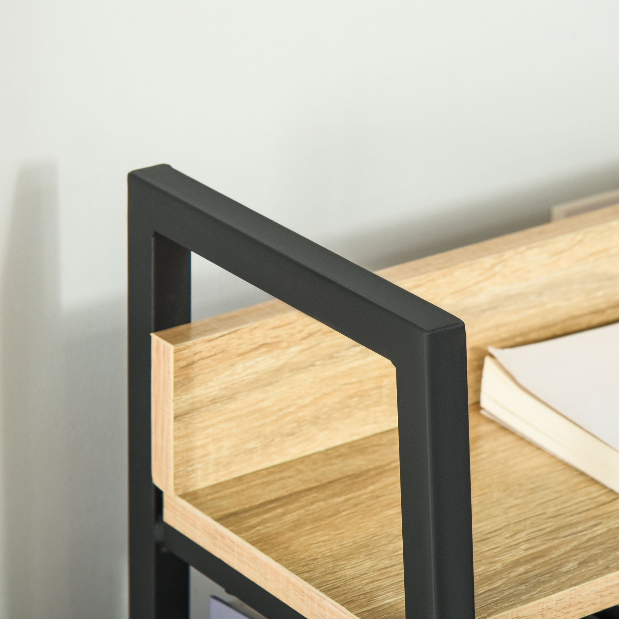 Estante Industrial 5 Níveis 70x35x149,5 cm Cor Carvalho