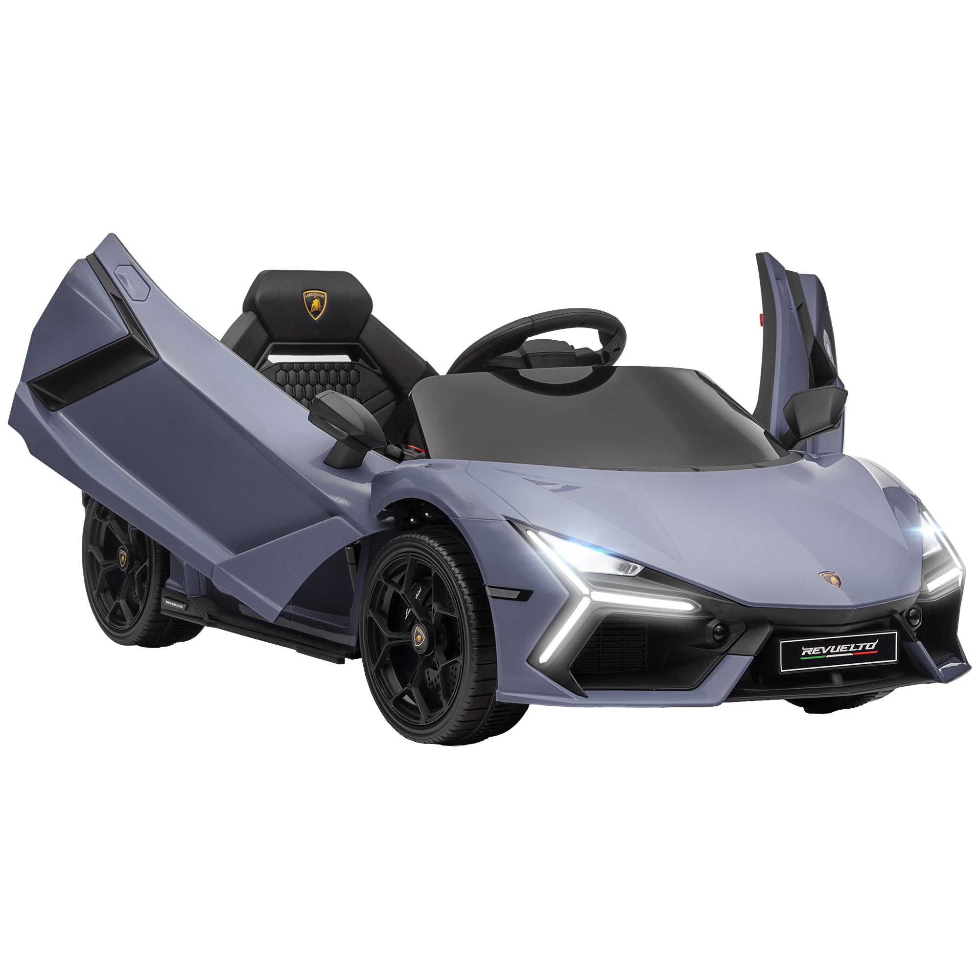 Carro Elétrico Infantil Cinzento 105x60x40 cm - Licença Lamborghini
