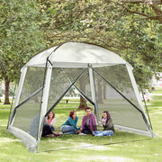 Tenda de Jardim – 300x300x240 cm – Branca – Poliéster