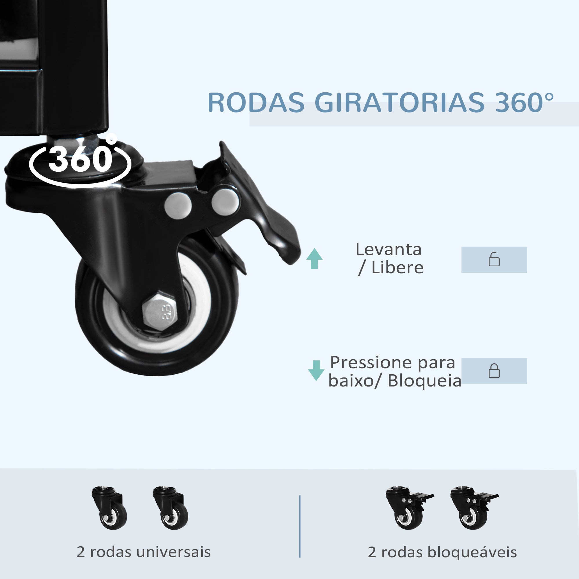 Gaiola de Metal para Cães 92x62x75cm Preto - Robusta e Funcional