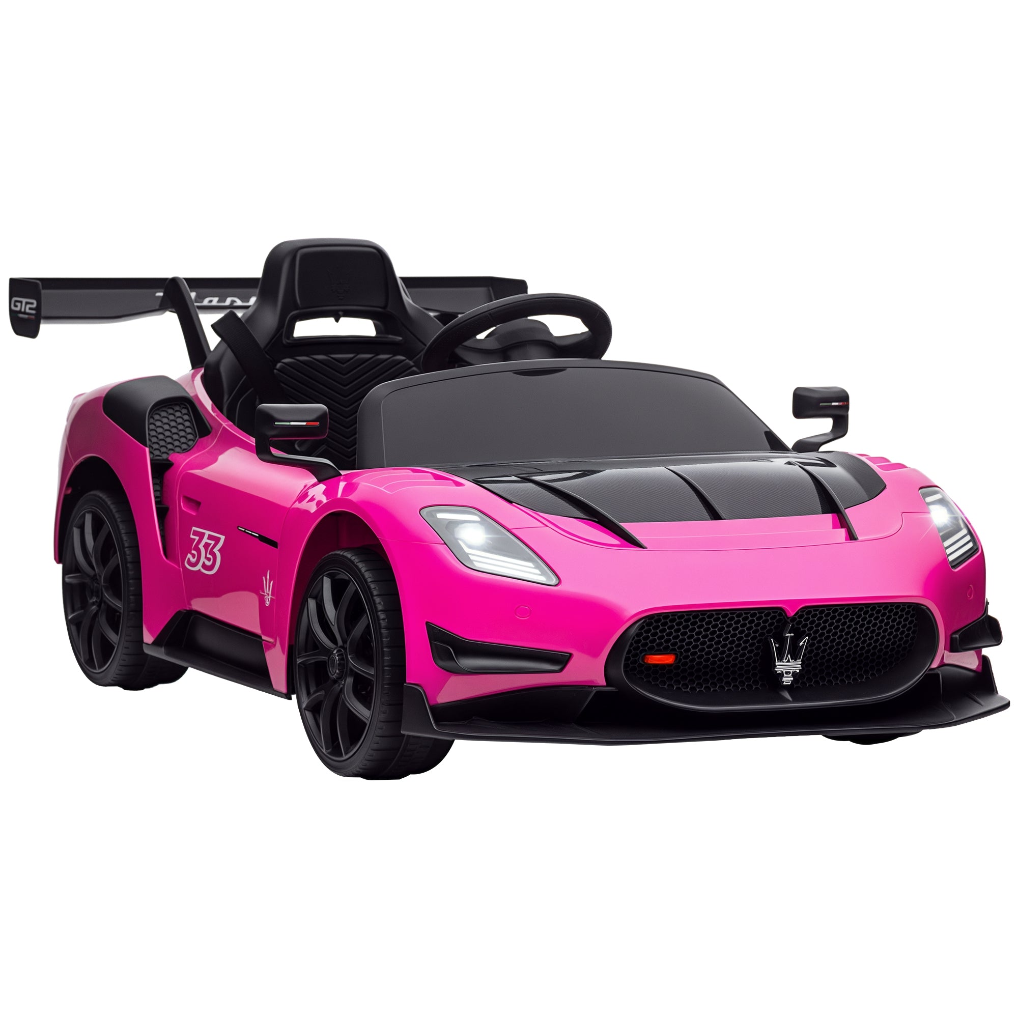 Carro Elétrico Infantil Rosa 115x60x45 cm